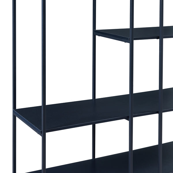 Estantería de pie Rælingen Negra [en.casa]