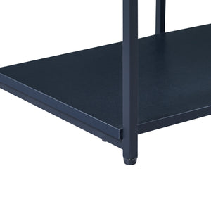 Estantería de pie Rælingen Negra [en.casa]