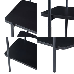 Estantería de pie Samnanger Negra [en.casa]