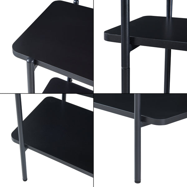 Estantería de pie Samnanger Negra [en.casa]