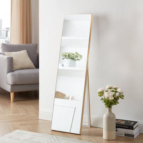 Espejo de pie Barletta 150x35 cm inclinable en varios colores [en.casa]