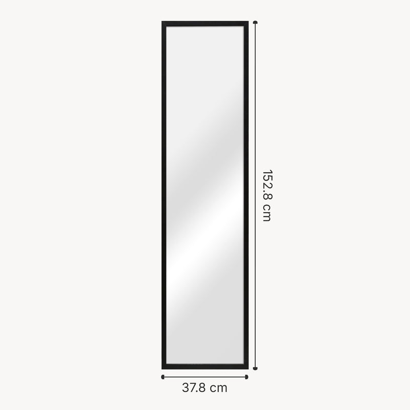 Esquema acotado Espejo de pie Giovinazzo 150x35 cm inclinable en varios colores [en.casa]