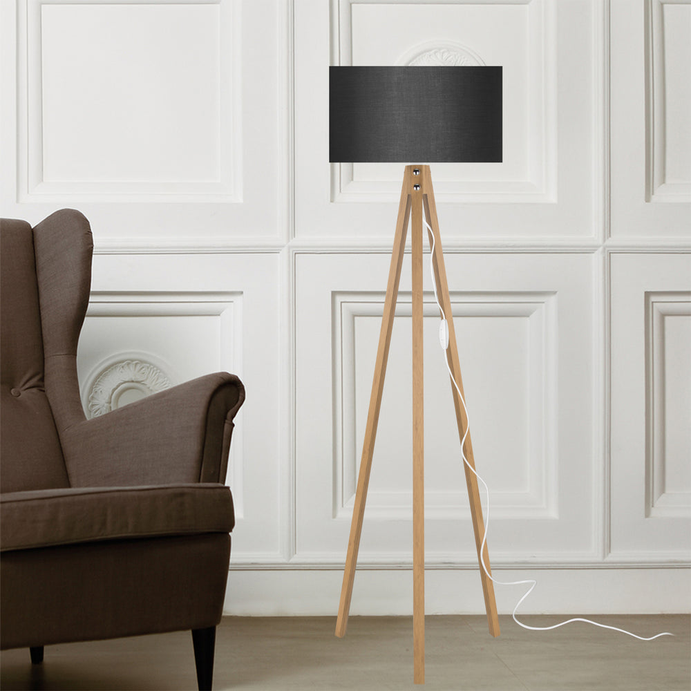 Lámpara de pie Rochester E27 en varios colores [lux.pro] - premiumXL