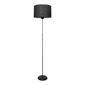 Lámpara de pie Malmesbury 1 x E27 Metal Negro [lux.pro]
