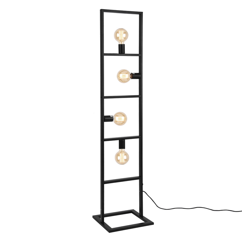 Lámpara de pie Plauen 142x31x31 cm Max 60W E27 lux.pro - premiumXL