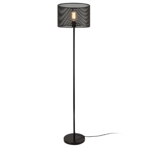 Lámpara de pie Arensburg 153 cm metal E27 60W negro lux.pro - premiumXL