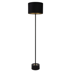 Lámpara de pie Apeldoorn 157 cm E27 Metal Negro lux.pro