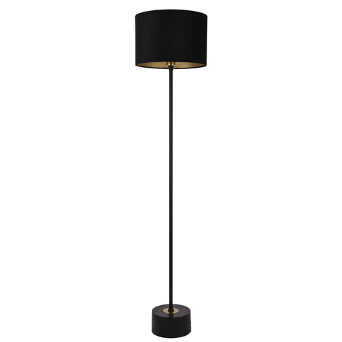 Lámpara de pie Apeldoorn 157 cm E27 Metal Negro lux.pro