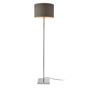 Lámpara de pie Coimbra 151 cm 1xE27 metal gris lux.pro - premiumXL