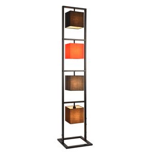 Lámpara de pie Tavira 147 cm 4xE14 Máx. 40W Estilo industrial Metal Multicolor lux.pro