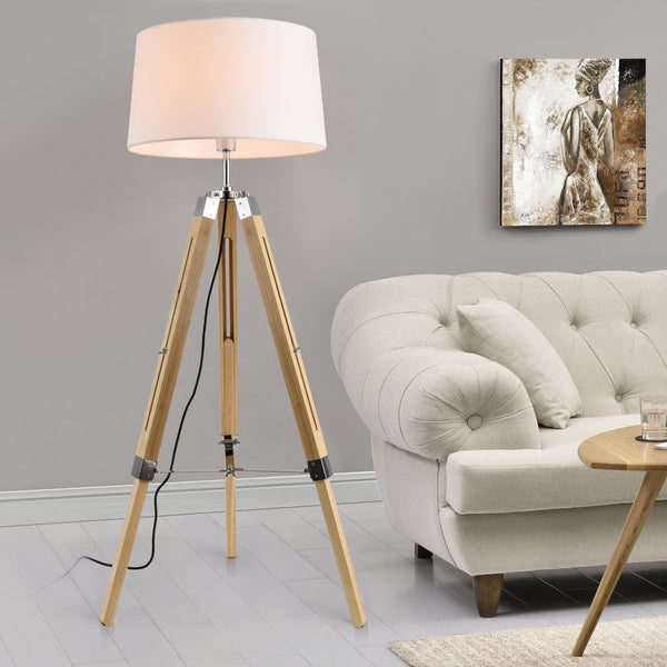 Lámpara de pie Karlsbad 145 cm en varios colores lux.pro