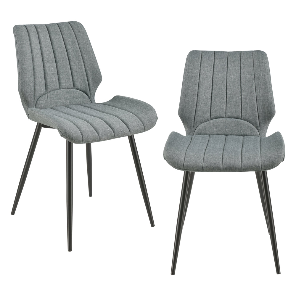 Juego de 2 sillas de comedor Mendoza en varios colores y modelos en.casa - premiumXL