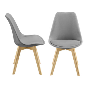 Set de 2 sillas Fredrikstad 97x42 cm en varios colores en.casa