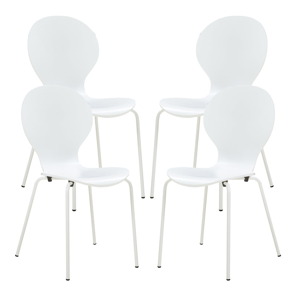 Silla de comedor Etne juego de 4 [en.casa]