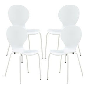 Silla de comedor Etne juego de 4 [en.casa]