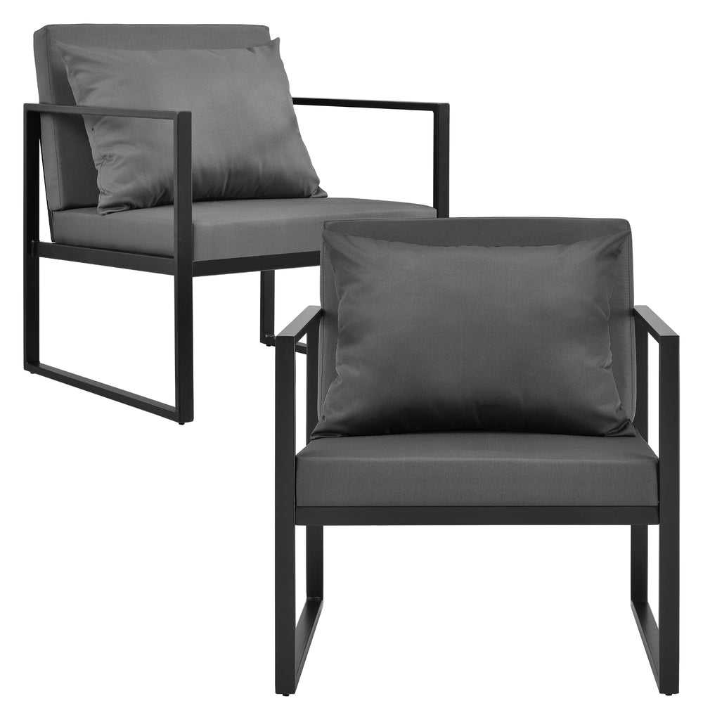 Muebles de jardín - Set Lerum 4 piezas en varios colores en.casa - premiumXL