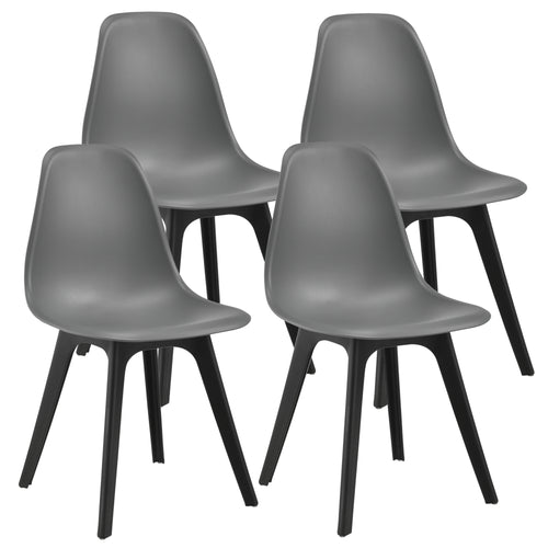 Juego de 4 sillas de comedor Brevik 83x54x48 cm en varios colores en.casa - premiumXL