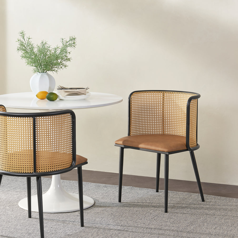 Silla de comedor Flen juego de 2 en varios colores [en.casa] - premiumXL