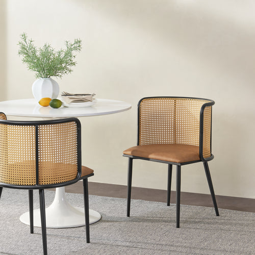 Silla de comedor Flen juego de 2 en varios colores [en.casa] - premiumXL
