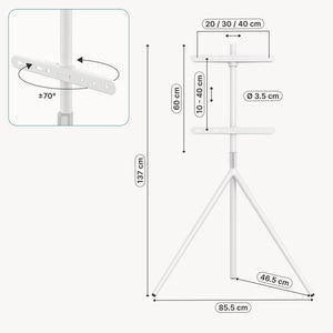 Soporte de Pie Valle para TV hasta 65" máx 40 kg - [pro.tec]