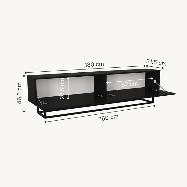 Mueble bajo para TV Nolven [en.casa]