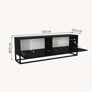 Mueble bajo para TV Nolven [en.casa]
