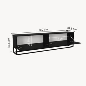 Mueble bajo para TV Nolven [en.casa]