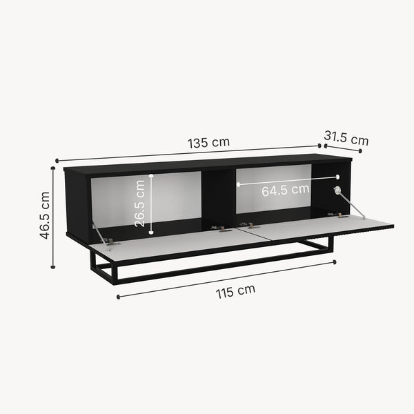 Mueble bajo para TV Verpsboga [en.casa]