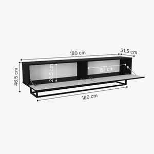 Mueble bajo para TV Verpsboga [en.casa]