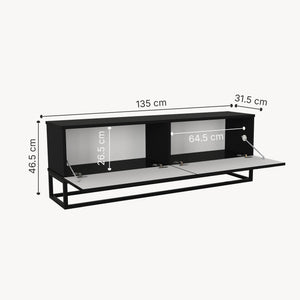 Mueble bajo para TV Verpsboga [en.casa]