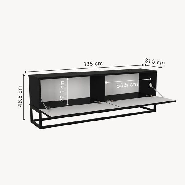 Mueble bajo para TV Verpsboga [en.casa]