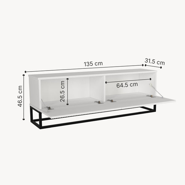Mueble bajo para TV Verpsboga [en.casa]