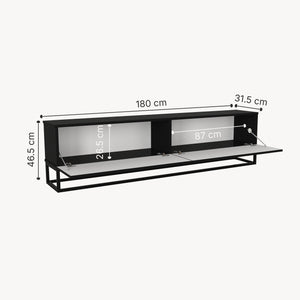 Mueble bajo para TV Verpsboga [en.casa]