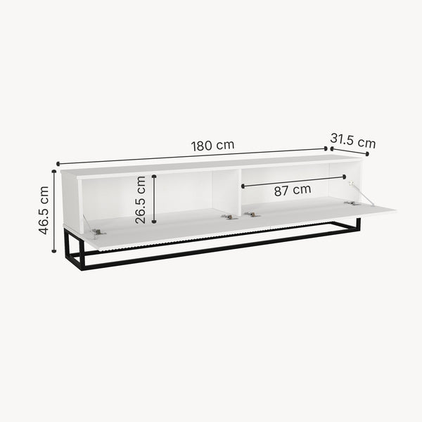 Mueble bajo para TV Verpsboga [en.casa]
