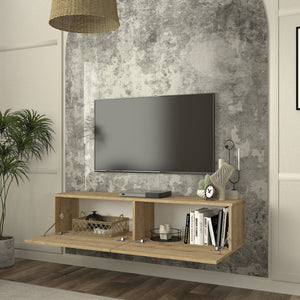 Mueble bajo de TV colgante Nolven [en.casa]