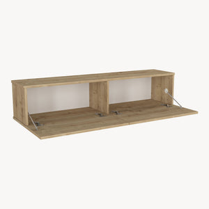Mueble bajo de TV colgante Nolven [en.casa]