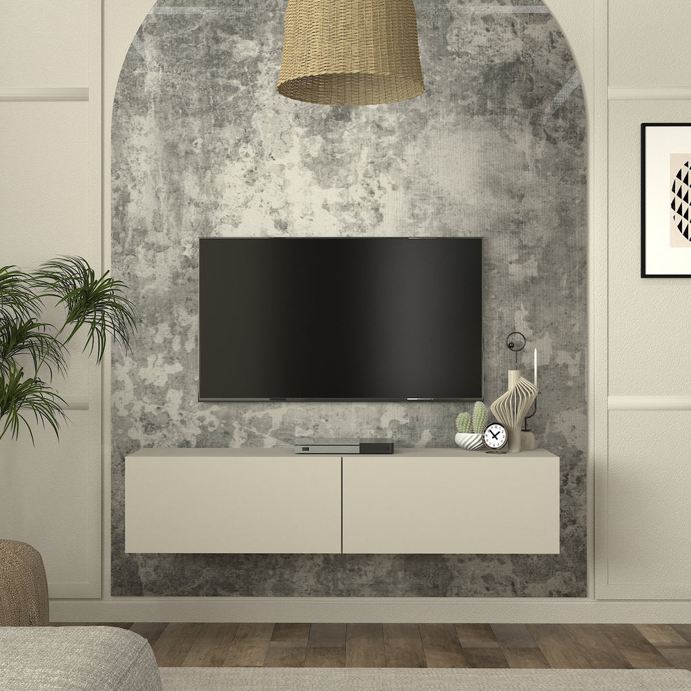 Mueble bajo de TV colgante Nolven [en.casa]