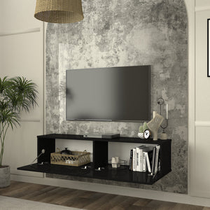 Mueble bajo de TV colgante Nolven [en.casa]