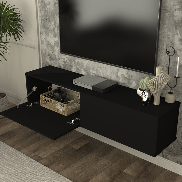 Mueble bajo de TV colgante Nolven [en.casa]
