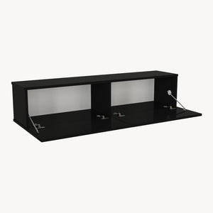 Mueble bajo de TV colgante Nolven [en.casa]