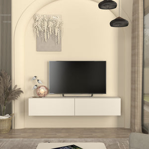 Mueble bajo de TV colgante Nolven [en.casa]