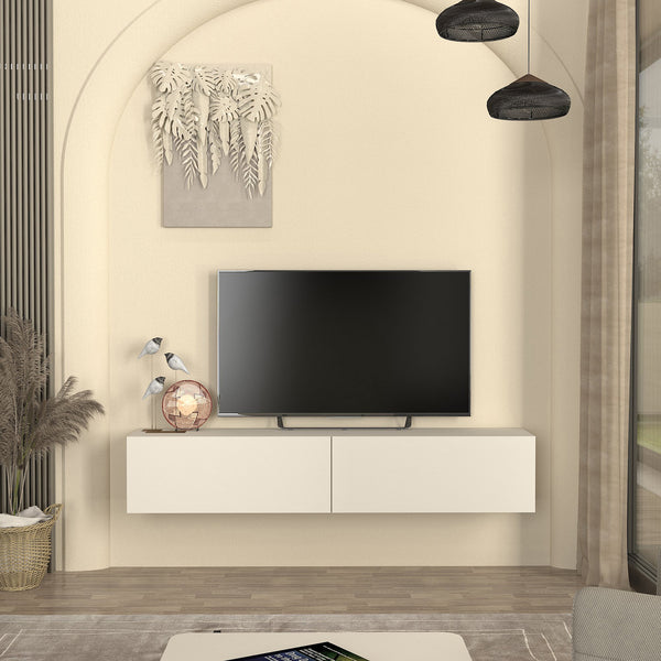 Mueble bajo de TV colgante Nolven [en.casa]