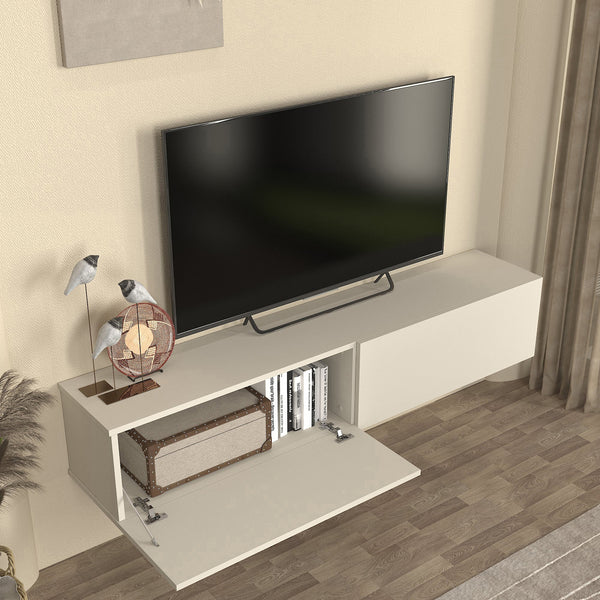 Mueble bajo de TV colgante Nolven [en.casa]
