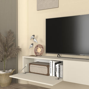 Mueble bajo de TV colgante Nolven [en.casa]