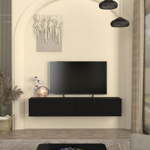 Mueble bajo de TV colgante Nolven [en.casa]