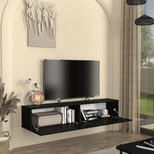 Mueble bajo de TV colgante Nolven [en.casa]