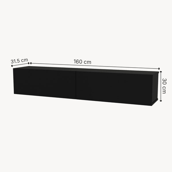 Mueble bajo de TV colgante Nolven [en.casa]