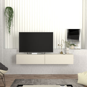 Mueble bajo de TV colgante Nolven [en.casa]