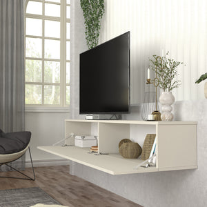 Mueble bajo de TV colgante Nolven [en.casa]