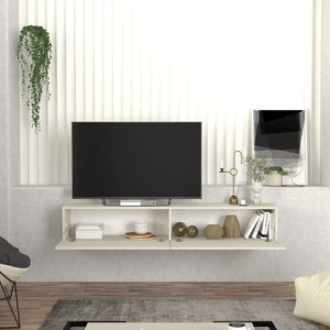 Mueble bajo de TV colgante Nolven [en.casa]